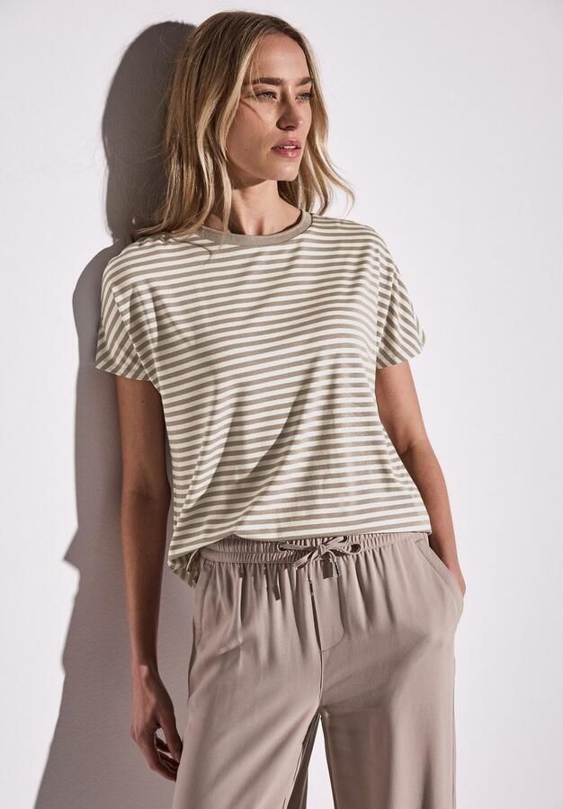 STREET ONE T-shirt Style Crista met streepmotief - Foto 5