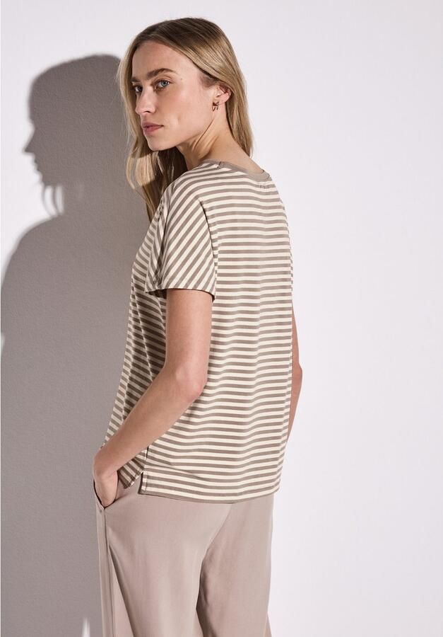 STREET ONE T-shirt Style Crista met streepmotief - Foto 4