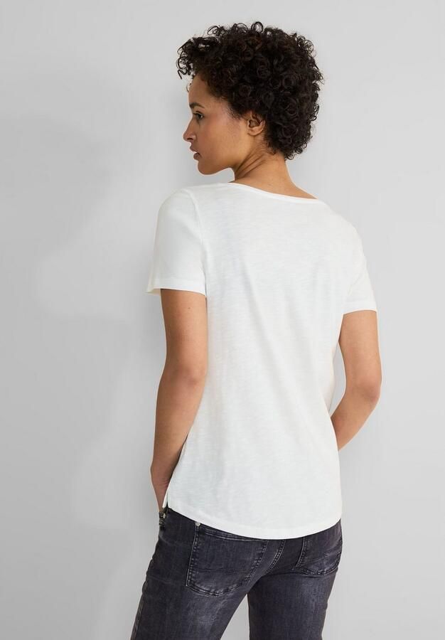 STREET ONE T-shirt Style Gerda met een langere achterkant - Foto 4