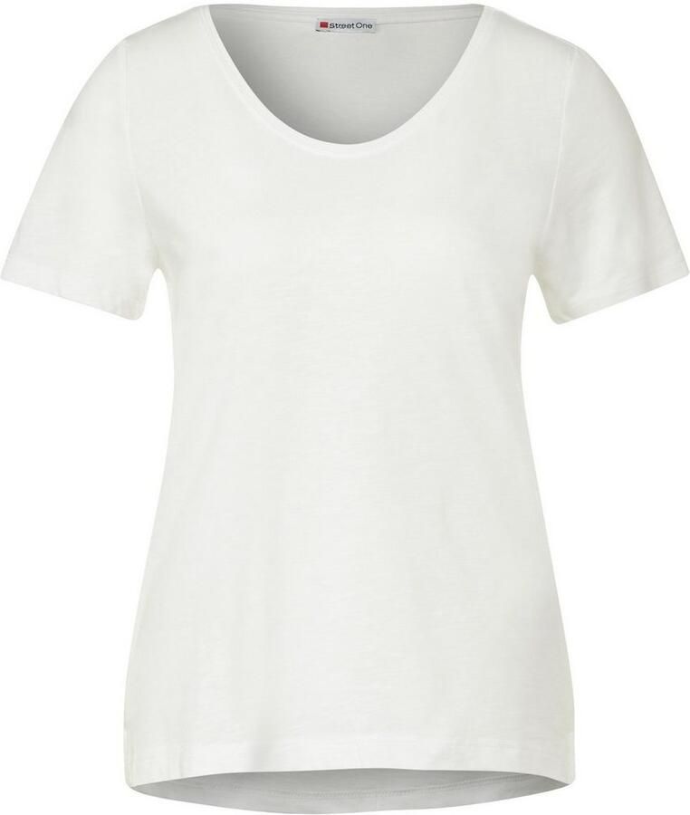 STREET ONE T-shirt Style Gerda met een langere achterkant