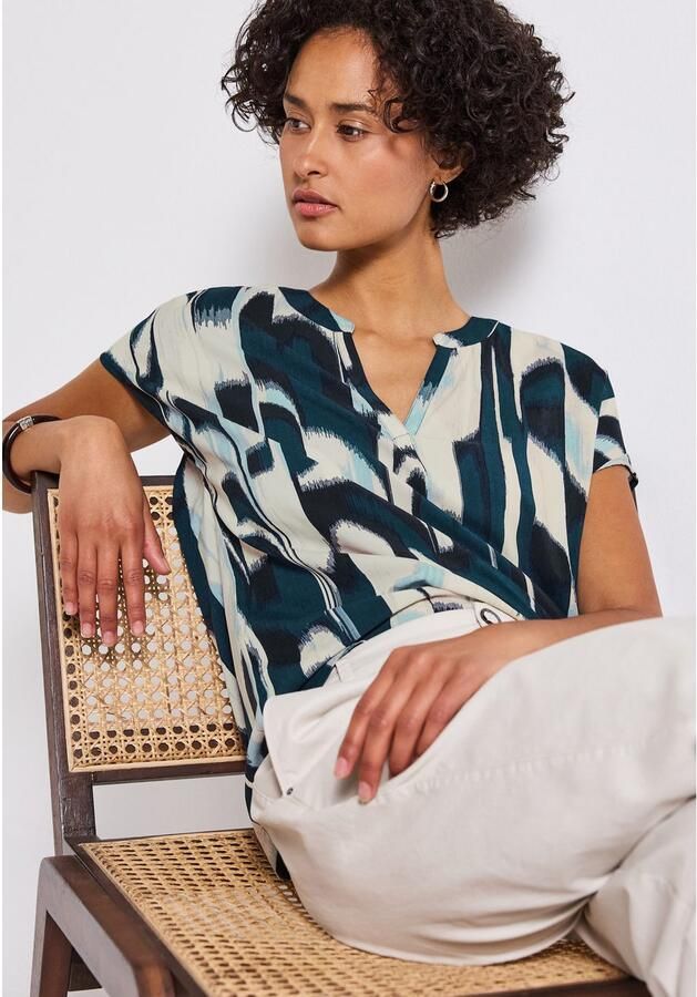 STREET ONE Top met grafisch patroon - Foto 3