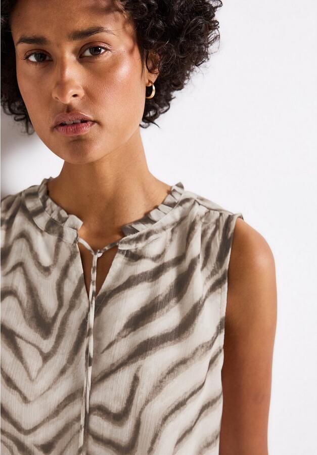 STREET ONE Top met grafische print