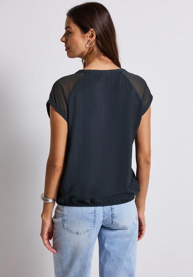 STREET ONE Top met meshdetail - Foto 3