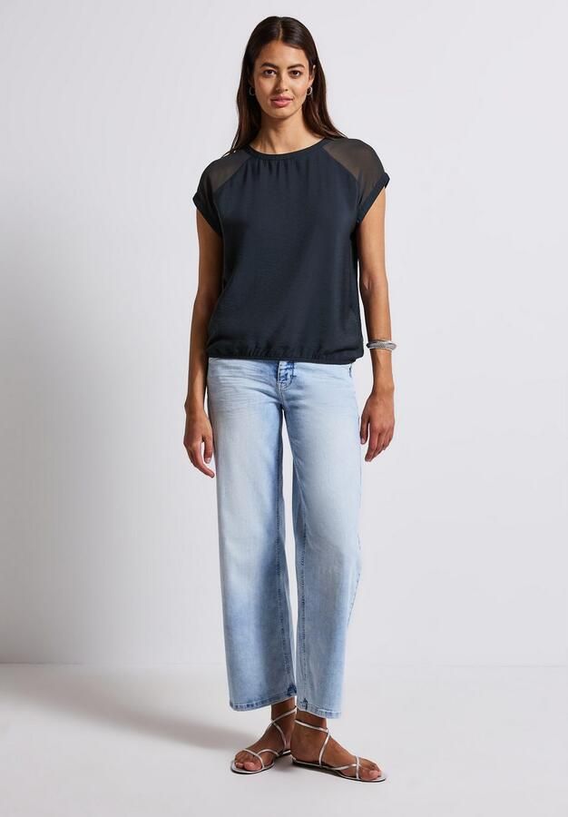 STREET ONE Top met meshdetail - Foto 4