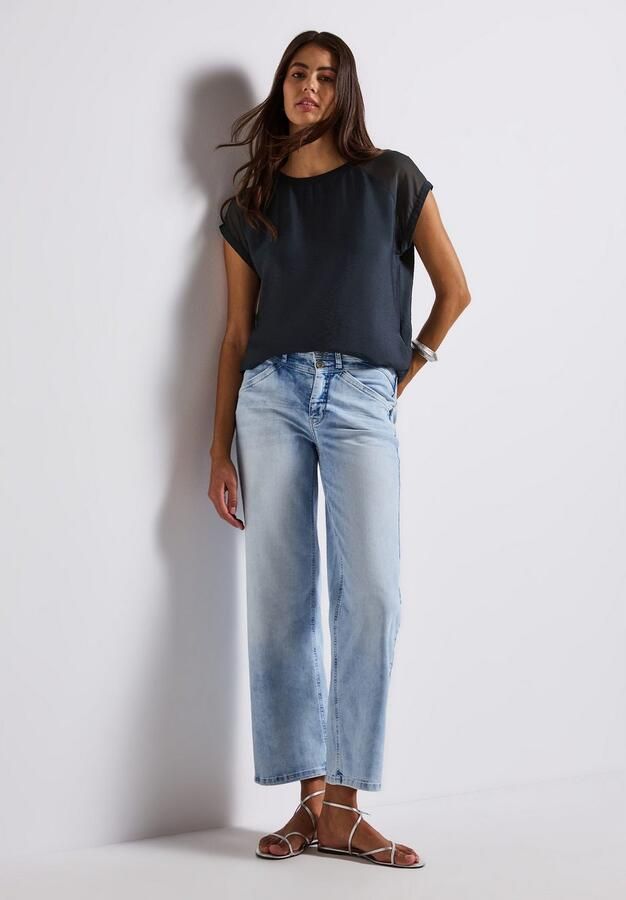 STREET ONE Top met meshdetail - Foto 5