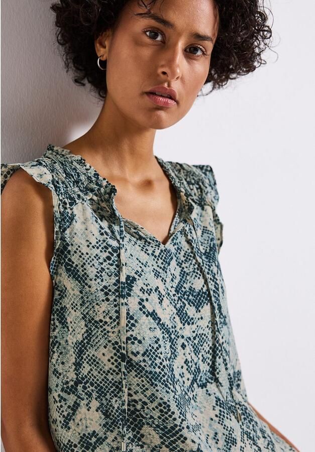 STREET ONE Top Print met rushes - Foto 2