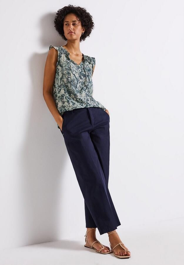 STREET ONE Top Print met rushes - Foto 4