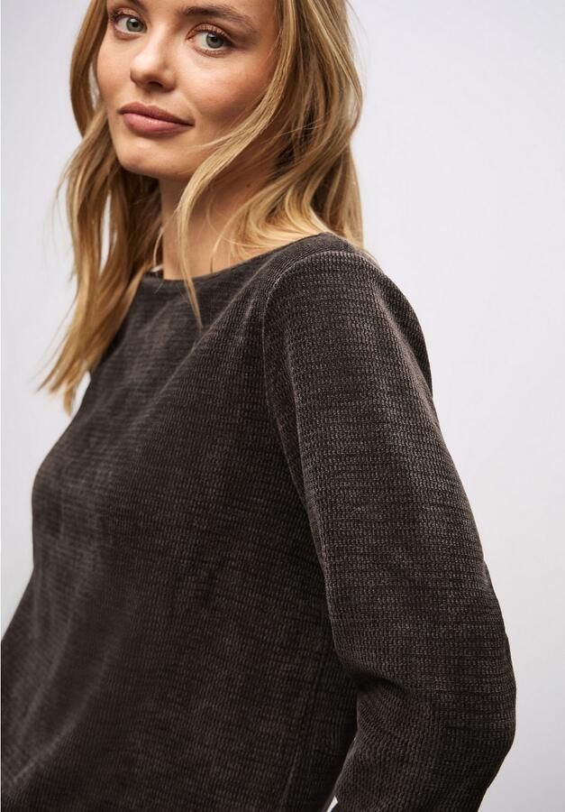 Street One Trui Cosy u-boat neck shirt 323839 - Foto 2