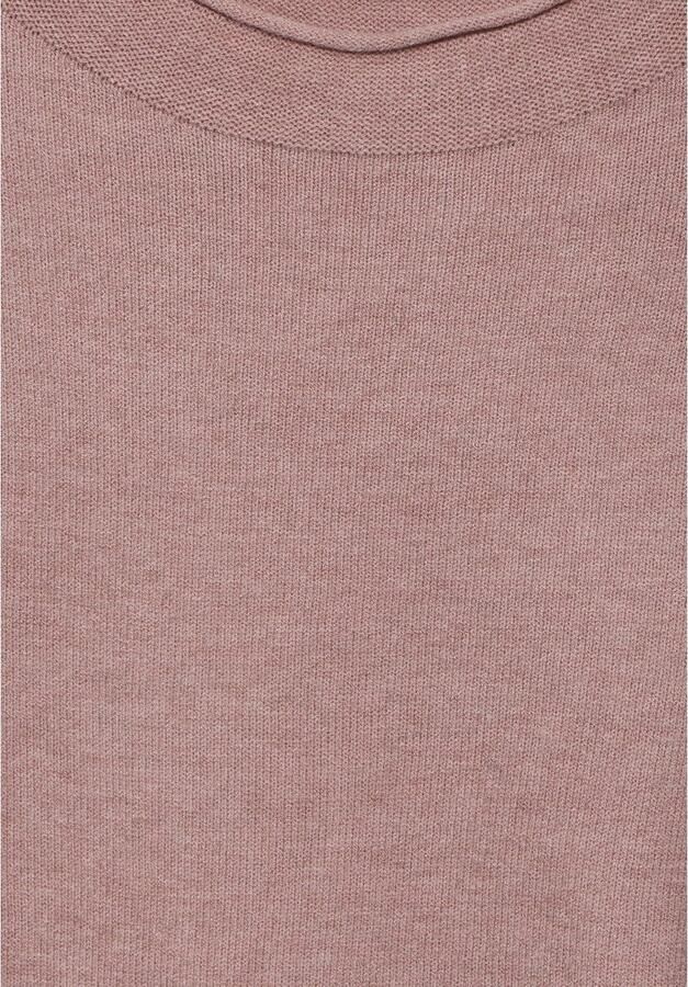 STREET ONE Trui met ronde hals met gerolde zoom - Foto 3