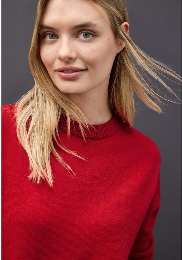 STREET ONE Trui met ronde hals met ribboorden