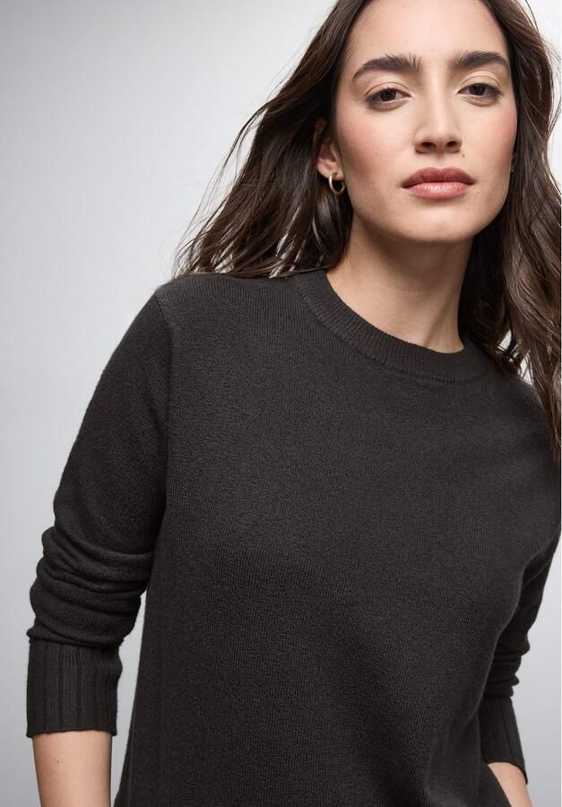 STREET ONE Trui met ronde hals met ribboorden - Foto 2