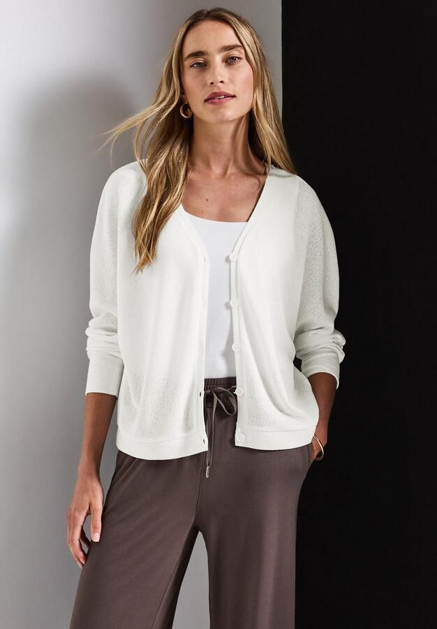 STREET ONE Vest in tricot-look en met v-hals - Foto 5