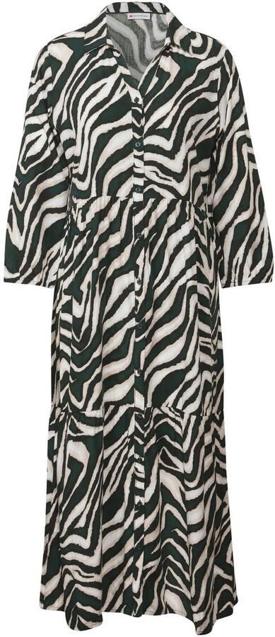 STREET ONE Volantjurk Zomerjurk 3 4-mouw en gedessineerd - Foto 5