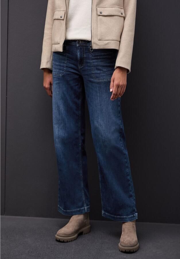 STREET ONE Wijde jeans