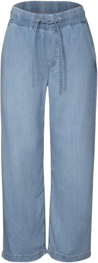 STREET ONE Wijde jeans met elastische band en rijgkoord - Foto 6