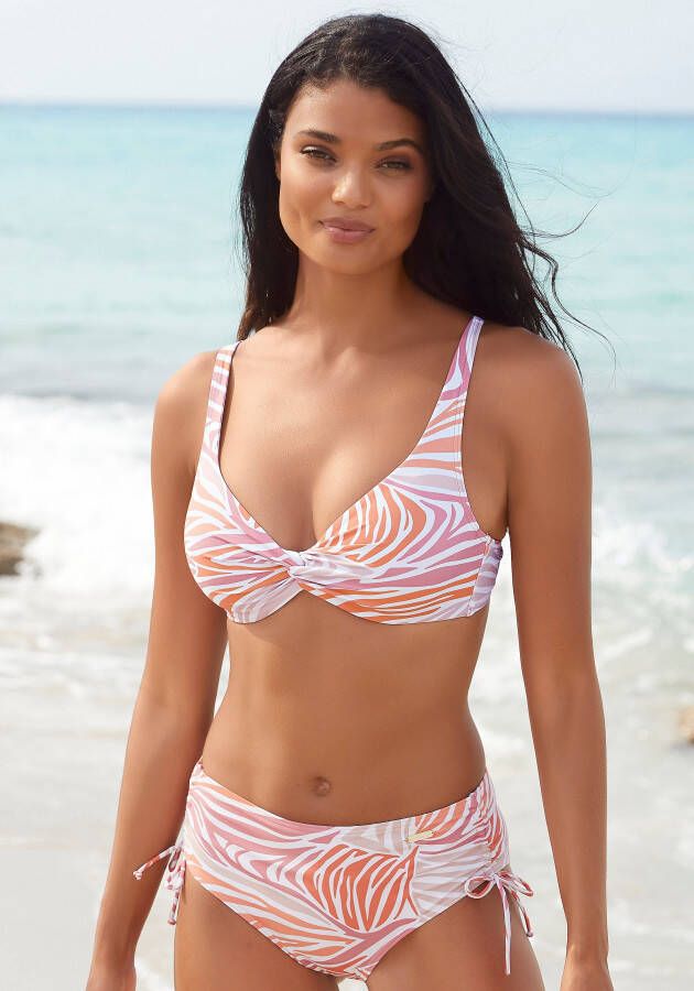 Sunseeker Bikinitop met beugels AMARI in knoop-look en achter te strikken