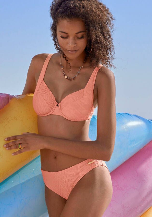 Sunseeker Bikinitop met beugels Loretta met structuurpatroon