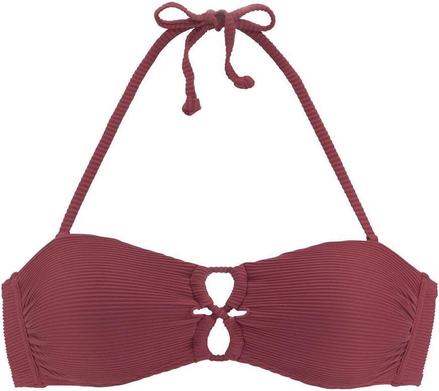 Sunseeker Bandeau-bikinitop Fancy met modieuze siersluiting