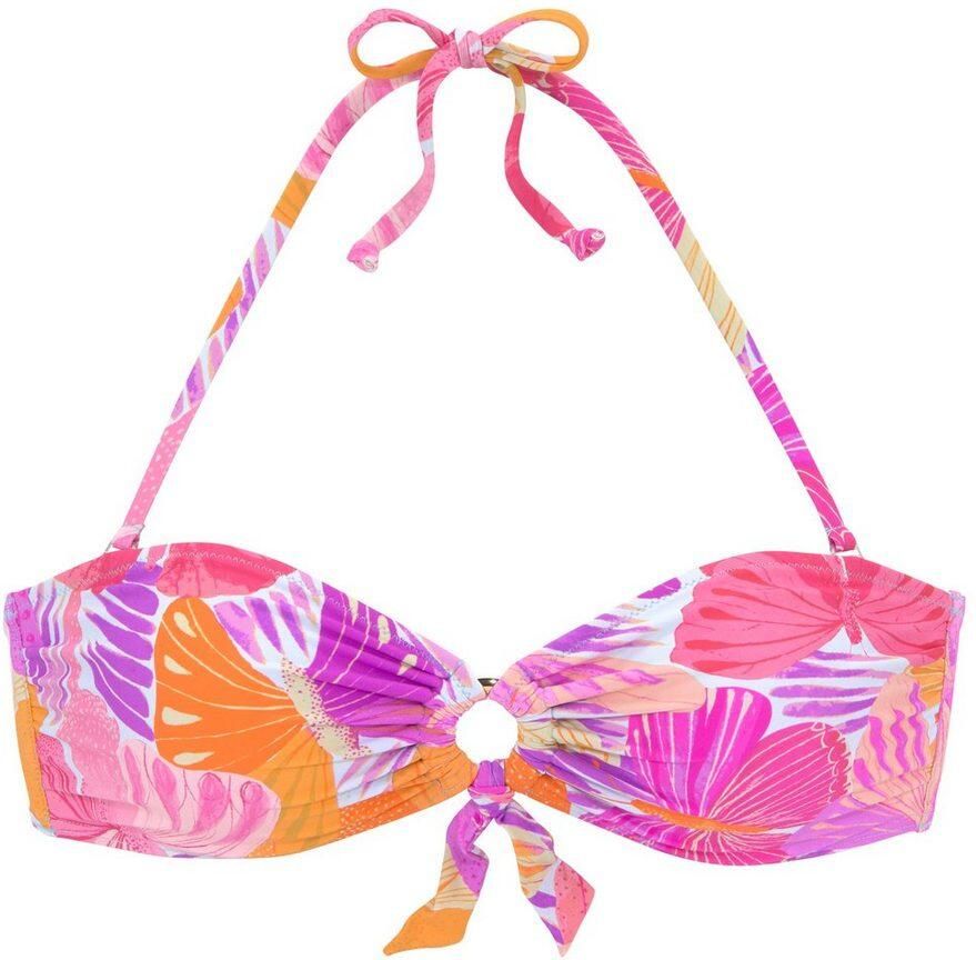 Sunseeker Bandeau-bikinitop met sierring