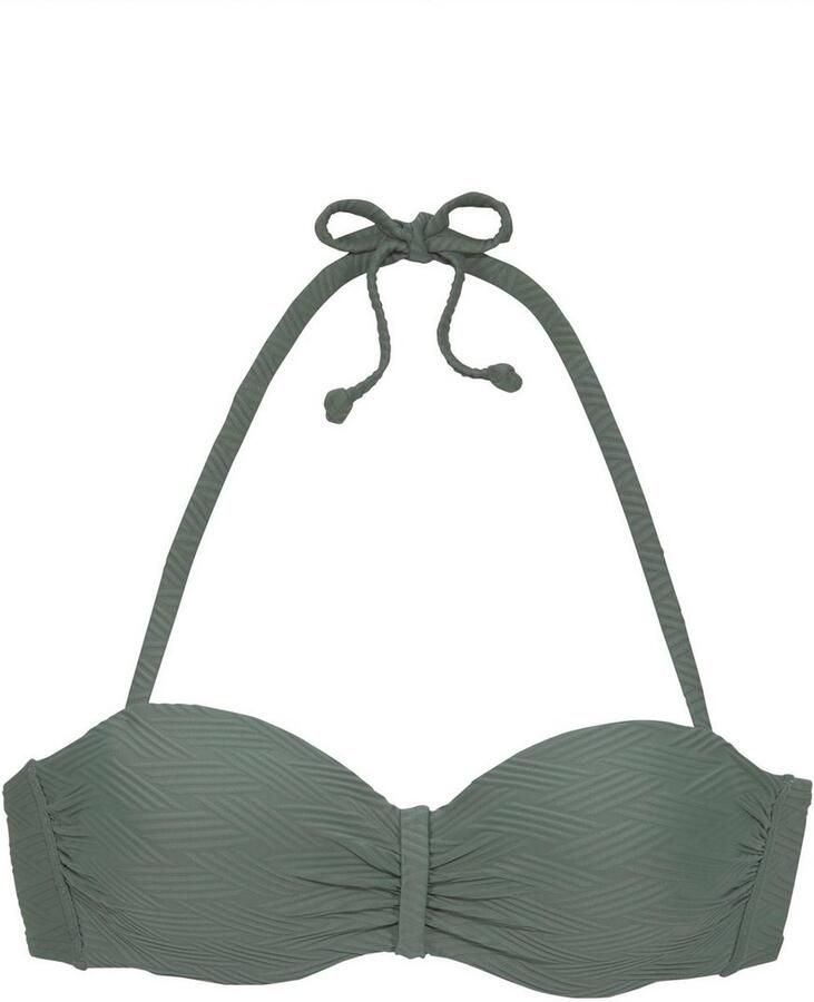 Sunseeker Beugelbikinitop in bandeaumodel Loretta met structuurpatroon - Foto 2