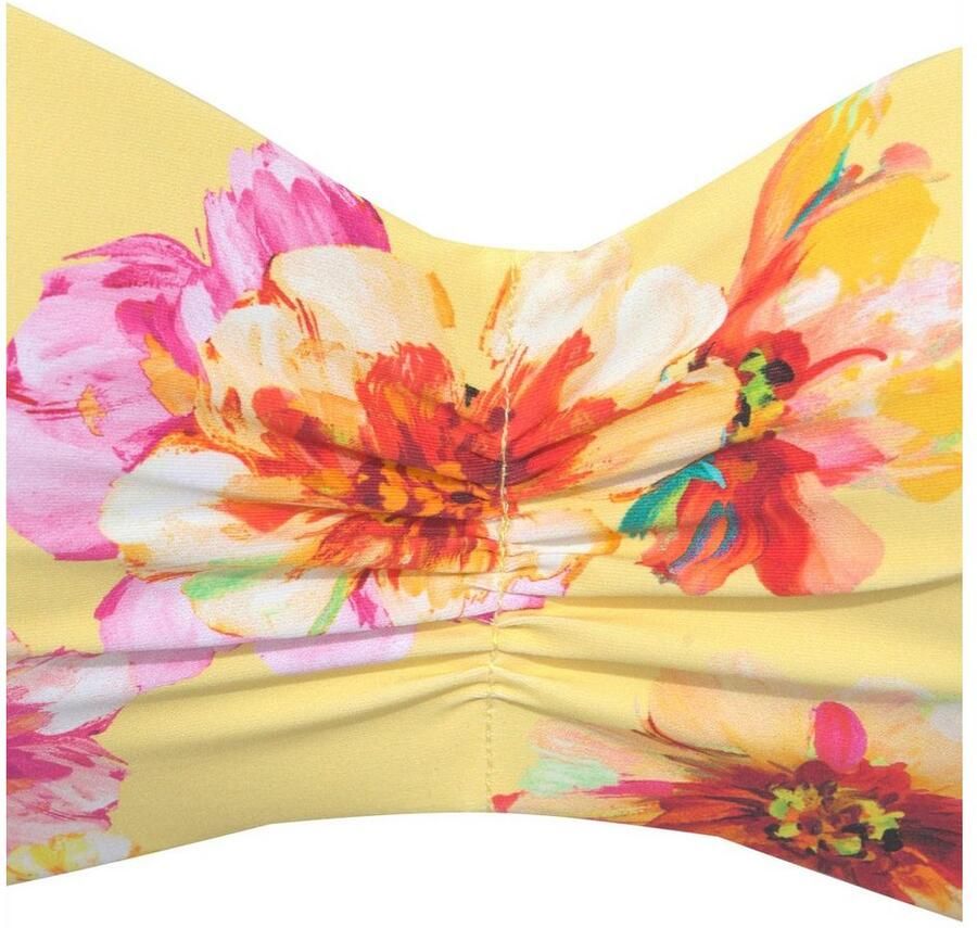 Sunseeker Beugelbikinitop in bandeaumodel Mila met gebloemd design