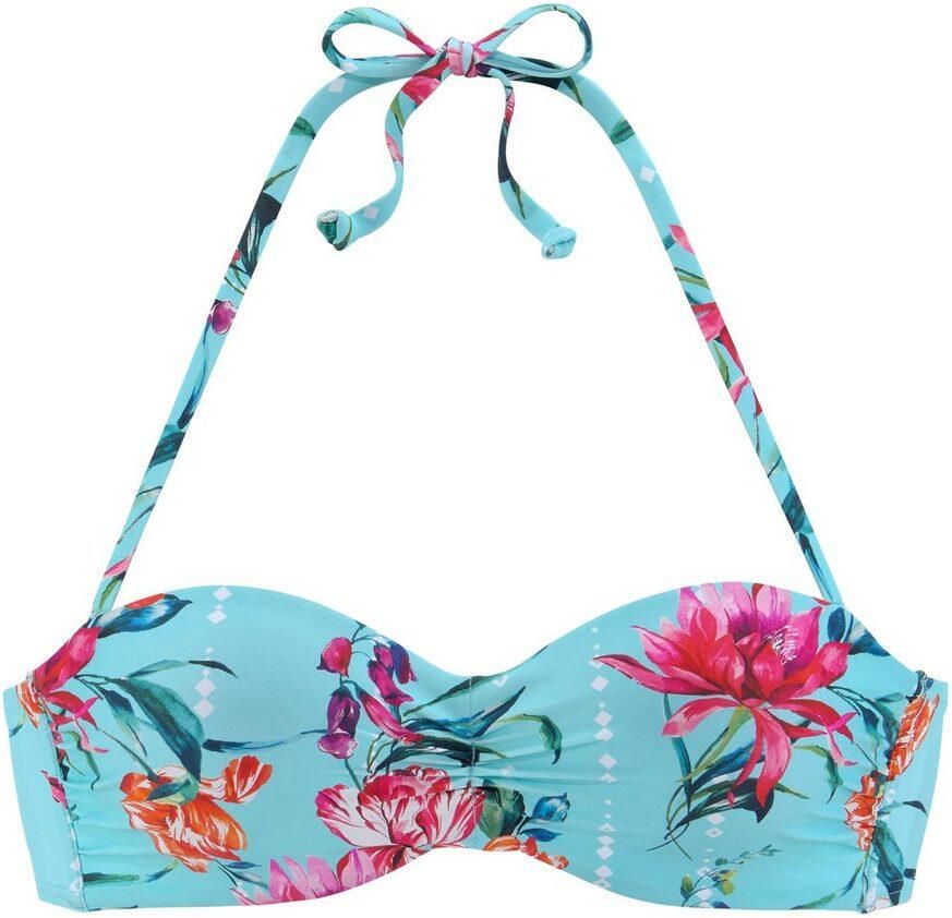 Sunseeker Beugelbikinitop in bandeaumodel Modern met bloemenprint
