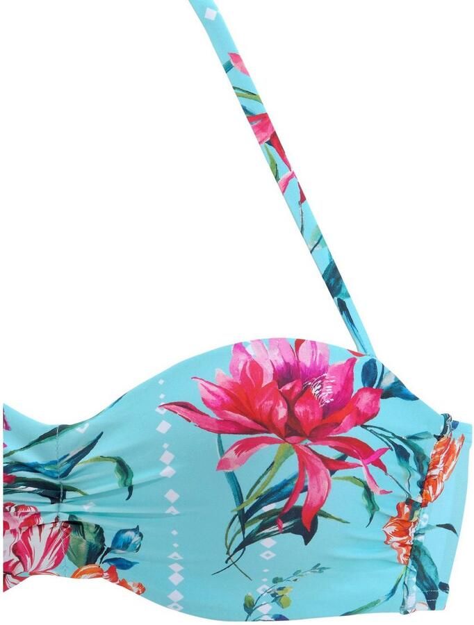 Sunseeker Beugelbikinitop in bandeaumodel Modern met bloemenprint - Foto 2
