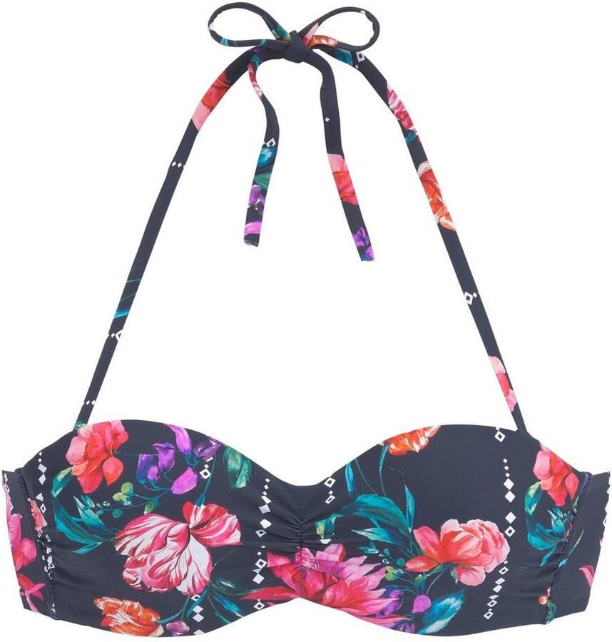 Sunseeker Beugelbikinitop in bandeaumodel Modern met bloemenprint