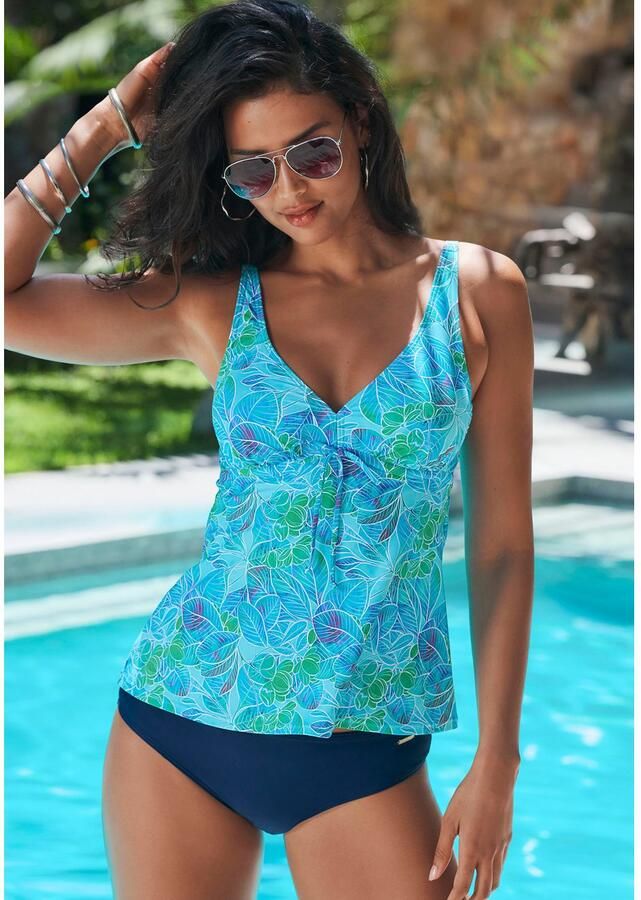 Sunseeker Tankinitop met beugels Lapa Verstelbaar onder de borst met tropische print - Foto 2