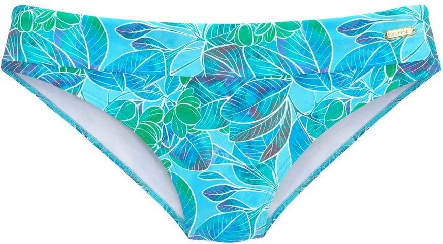 Sunseeker Bikinibroekje Lapa met omslagband en tropische print - Foto 7