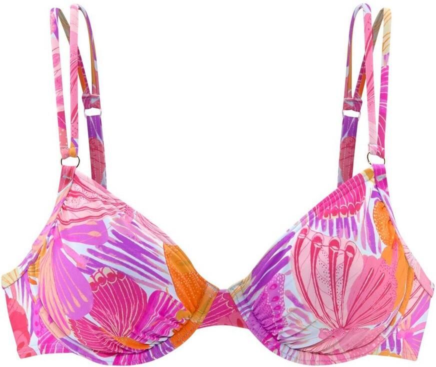 Sunseeker Bikinitop met beugels Butterfly met vlinderontwerp