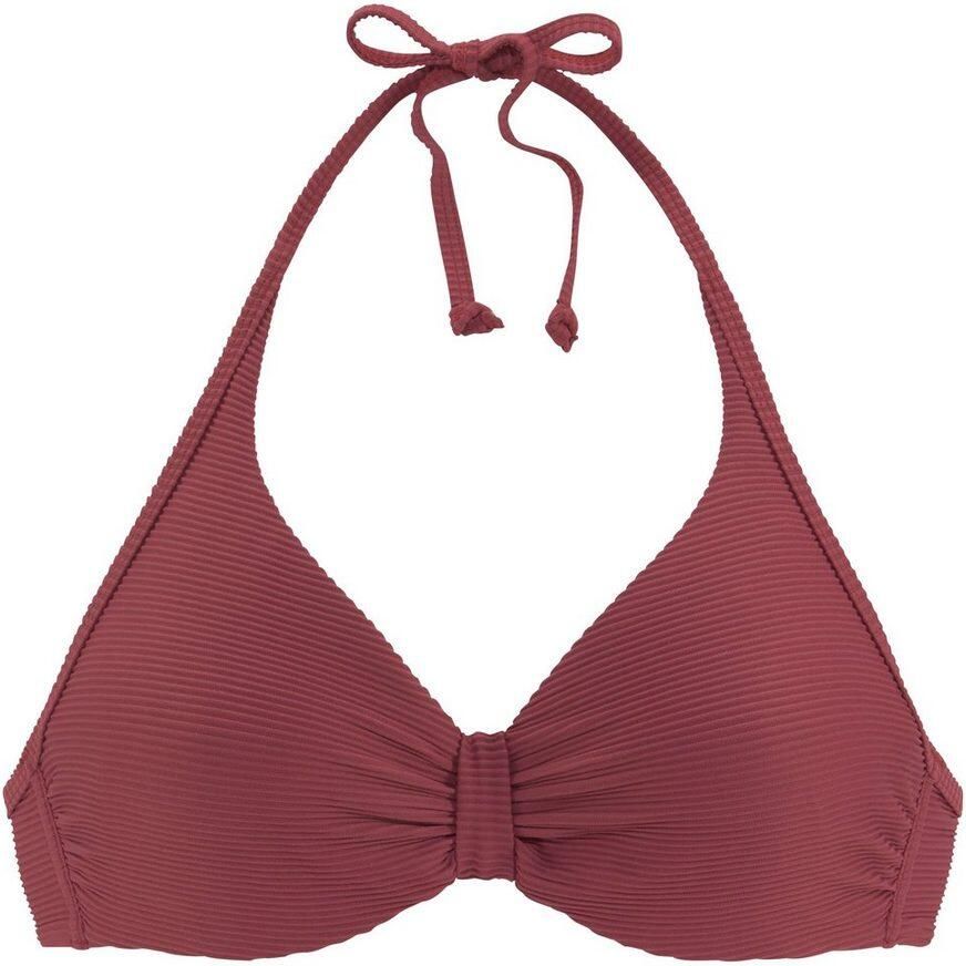 Sunseeker Bikinitop met beugels Fancy van chique structuurstof