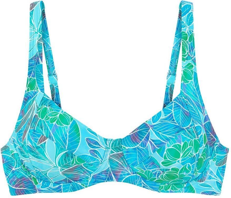 Sunseeker Bikinitop met beugels Lapa met tropische print - Foto 5