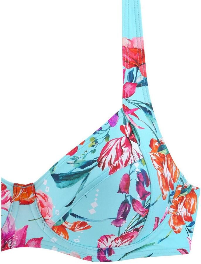 Sunseeker Highwaist-bikinibroekje Modern met een bloemmotief - Foto 2