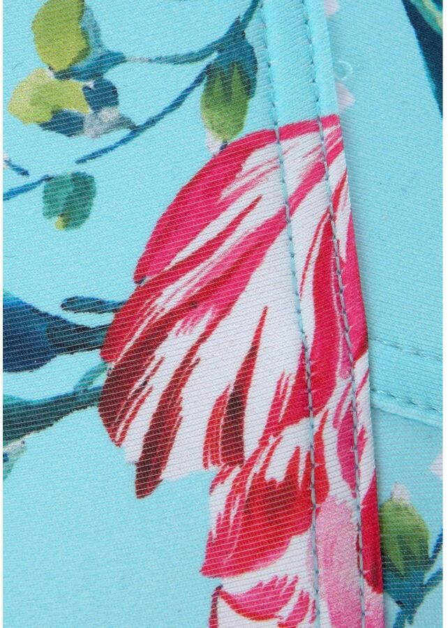 Sunseeker Highwaist-bikinibroekje Modern met een bloemmotief - Foto 4