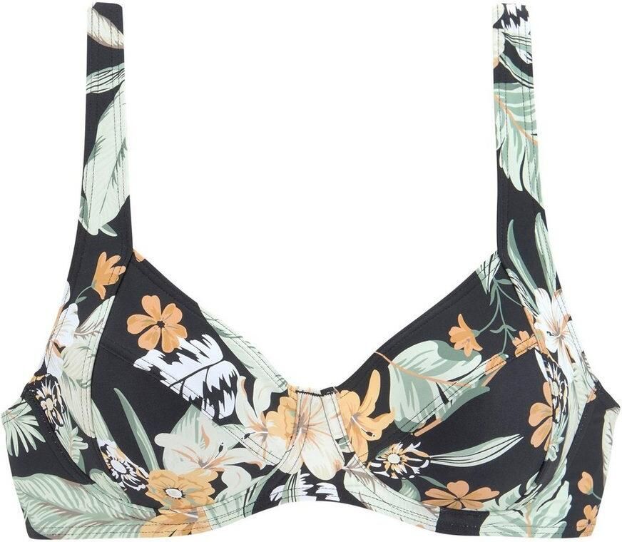 Sunseeker Highwaist-bikinibroekje Suva met een afneembare riem