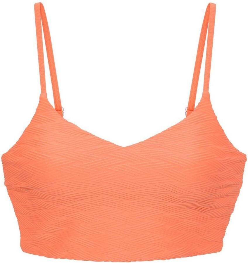 Sunseeker Crop-bikinitop Loretta met structuurpatroon