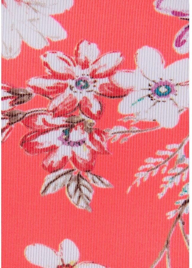 Sunseeker Highwaist-bikinibroekje Ditsy met gehaakt randje en sierbandjes opzij - Foto 2