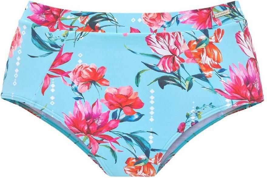 Sunseeker Highwaist-bikinibroekje Modern met een bloemmotief - Foto 6