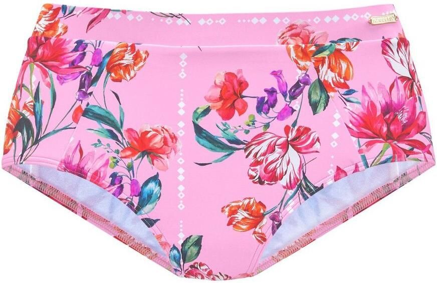 Sunseeker Highwaist-bikinibroekje Modern met een bloemmotief - Foto 5