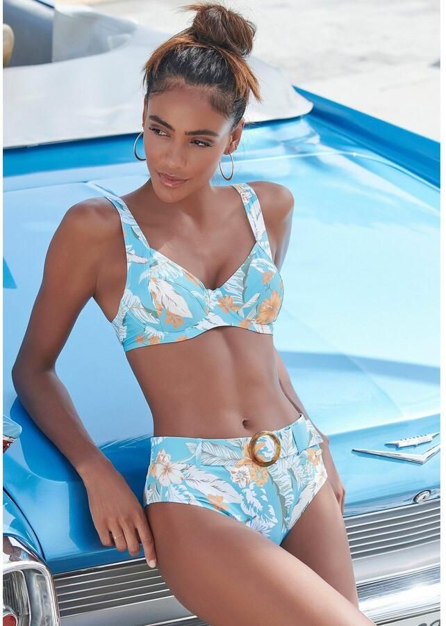 Sunseeker Highwaist-bikinibroekje Suva met een afneembare riem - Foto 2