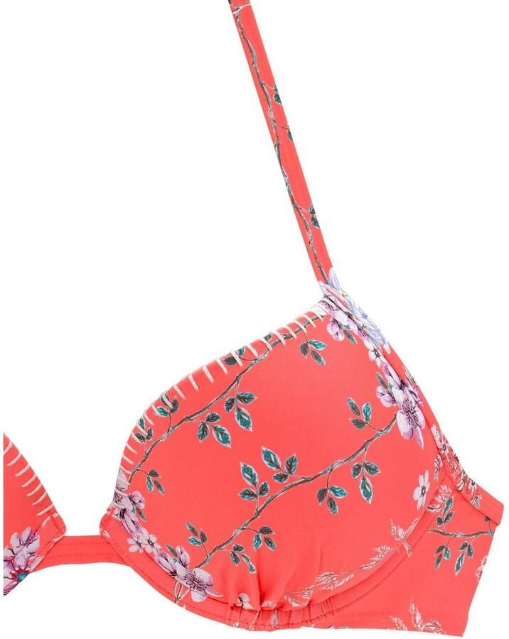 Sunseeker Push-upbikinitop Ditsy met gehaakt randje - Foto 2