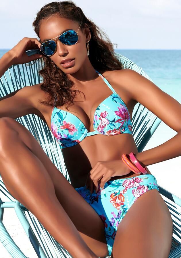 Sunseeker Push-upbikinitop Modern met bloemenprint - Foto 4