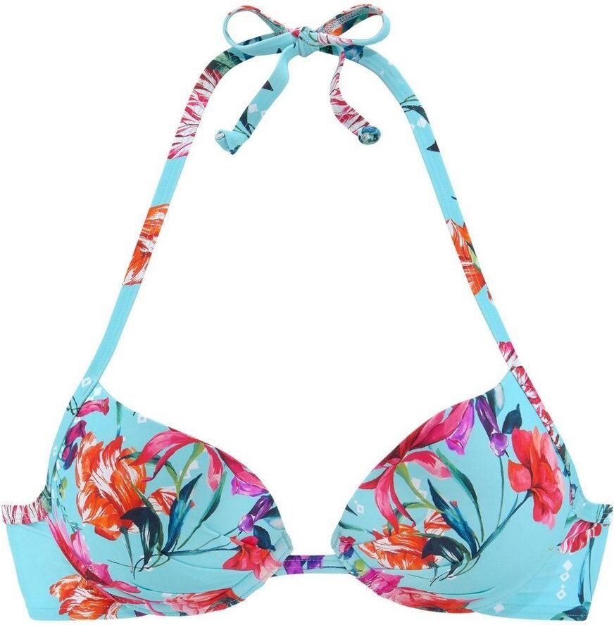 Sunseeker Push-upbikinitop Modern met bloemenprint