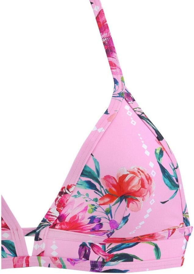 Sunseeker Triangel-bikinitop Modern met een bloemmotief - Foto 3