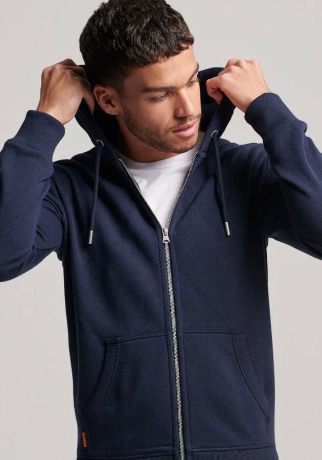 Superdry Capuchonsweatvest ESSENTIAL LOGO ZIP HOODIE