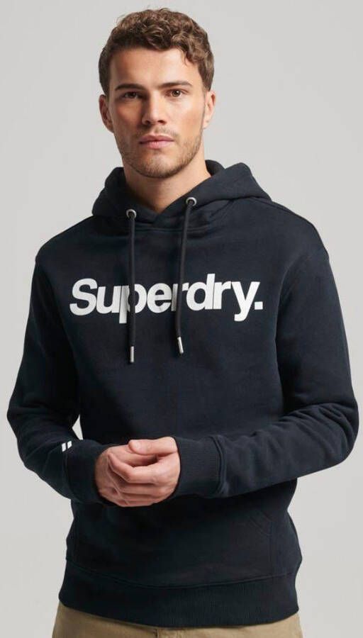 Superdry hoodie met biologisch katoen black