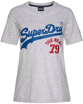 Superdry Shirt met korte mouwen met verschillende logoprints