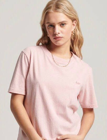 Superdry Shirt met ronde hals ESSENTIAL LOGO EMB TEE