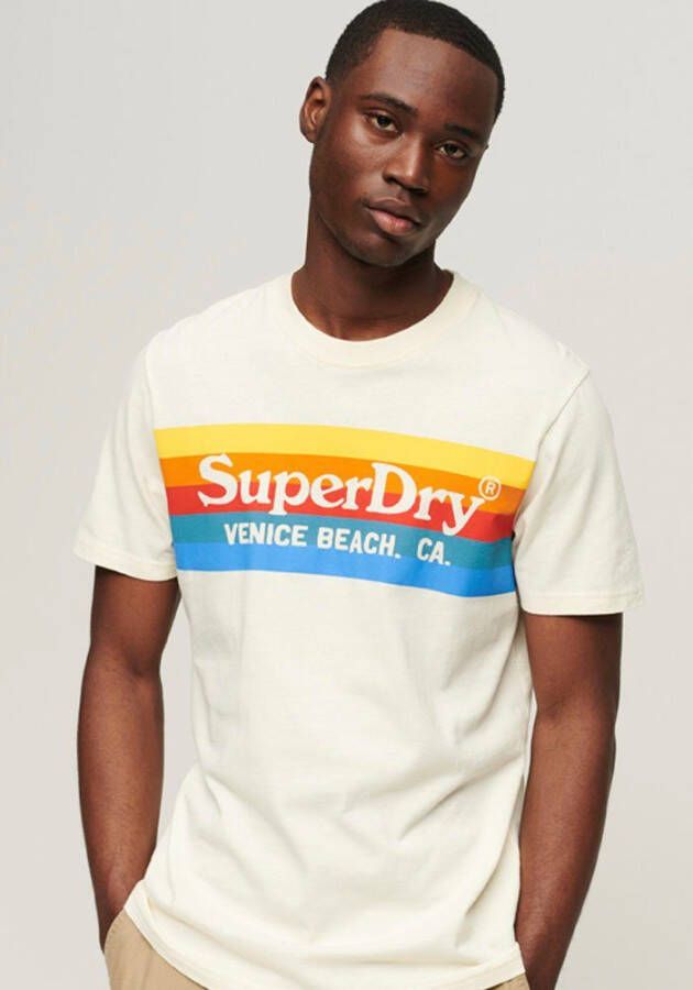 Superdry Shirt met ronde hals SD-VINTAGE VENUE TEE